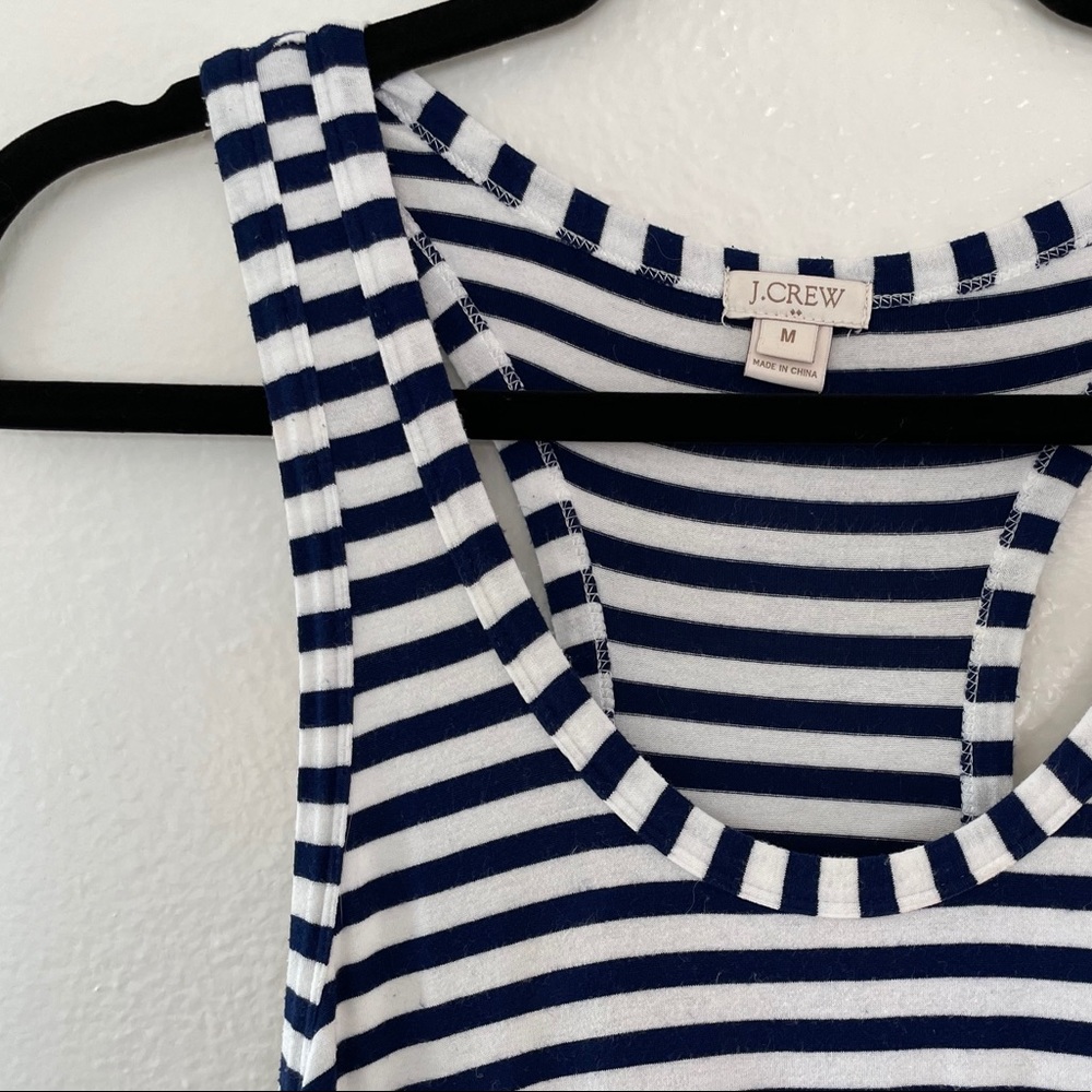 JCrew racer back maxi dress